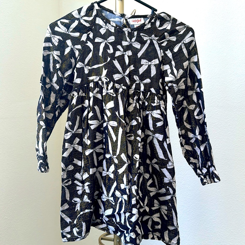 Cat & Jack Holiday Bow Dress